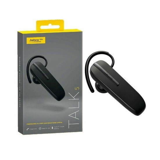 AUSCULTADOR BLUETOOTH JABRA TALK 5 PARA CHAMADAS MÃOS-LIVRES PRETO
